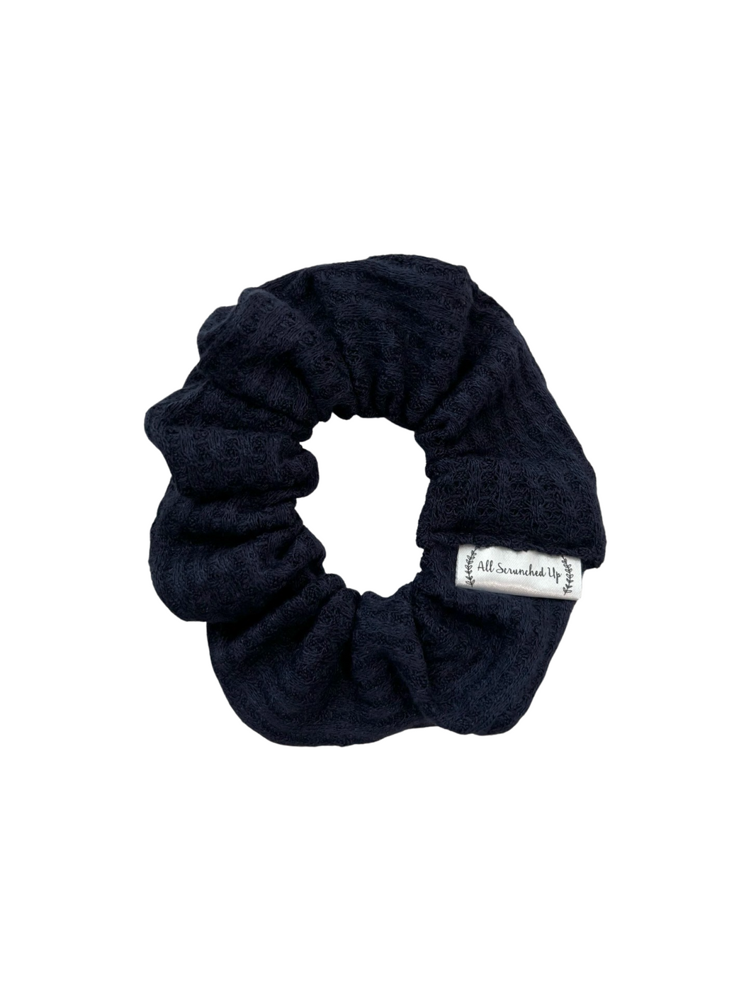 Navy Waffle Knit