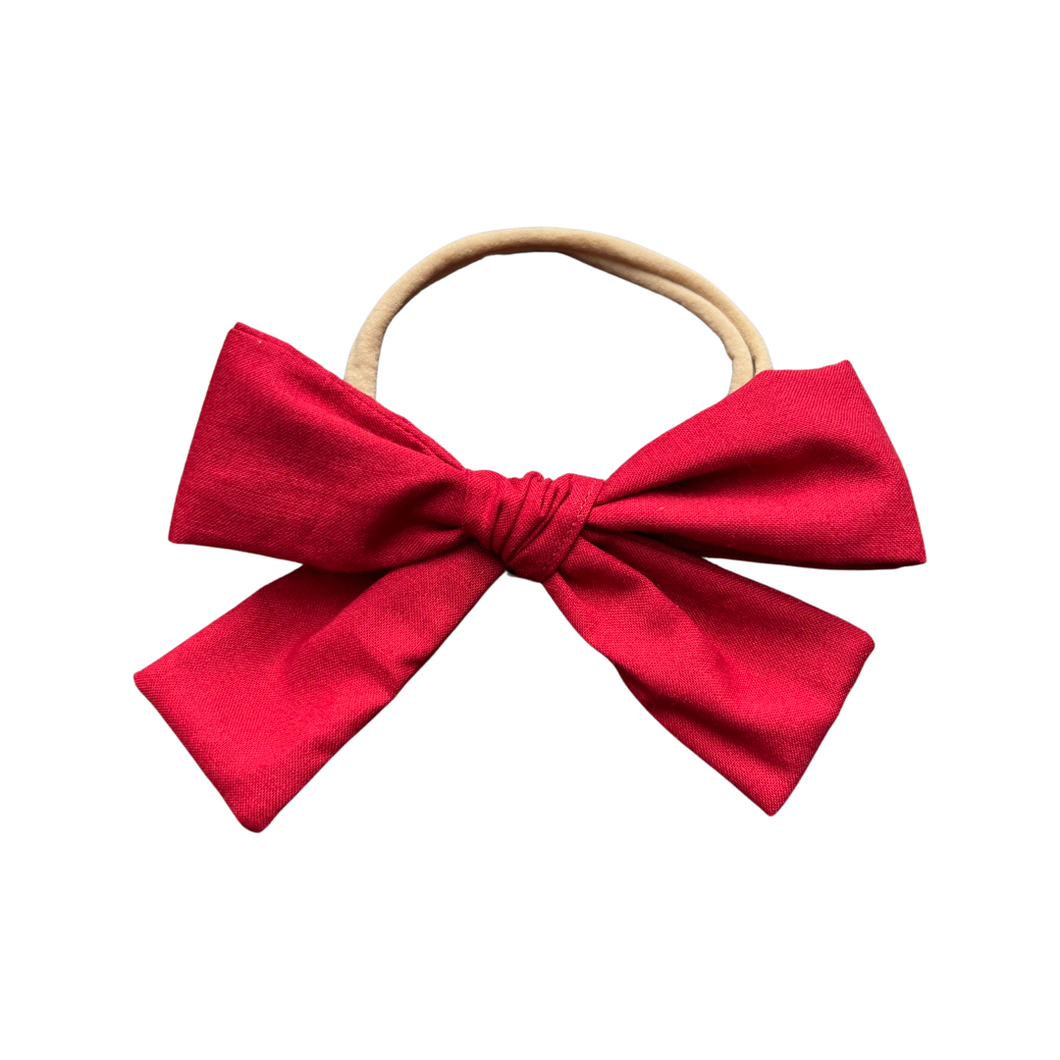Red Large Bow