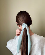 Load image into Gallery viewer, Dusty Sage Scarf Scrunchie
